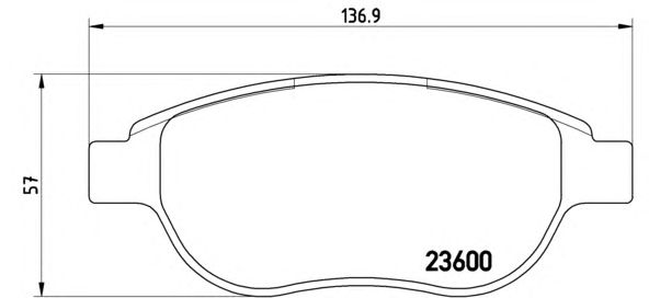 Купить запчасть BREMBO - P61068 