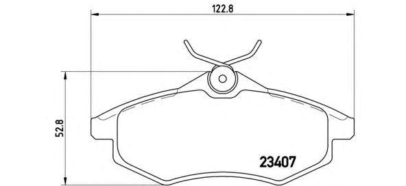 Купить запчасть BREMBO - P61074 