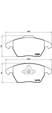 Купить запчасть BREMBO - P61076 