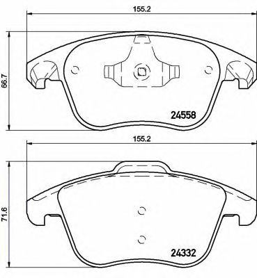 Купить запчасть BREMBO - P61117 