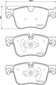 Купить запчасть BREMBO - P61127 