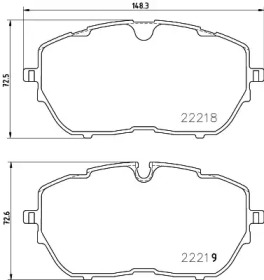 Купить запчасть BREMBO - P61128 