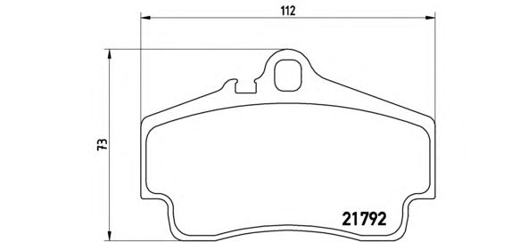 Купить запчасть BREMBO - P65008 