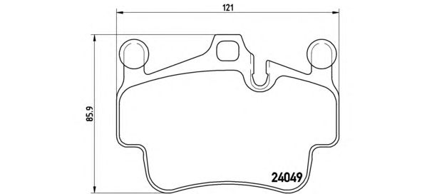 Купить запчасть BREMBO - P65014 