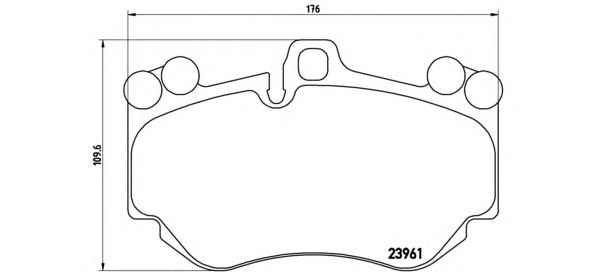 Купить запчасть BREMBO - P65016 