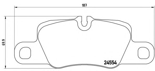 Купить запчасть BREMBO - P65020 