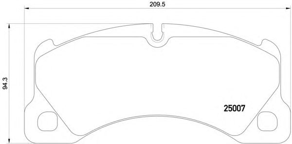 Купить запчасть BREMBO - P65021 