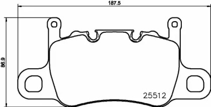 Купить запчасть BREMBO - P65037 