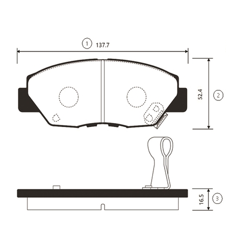 Купить CTR GK0321 Колодки тормозные, передние (Старый CKHO4)
