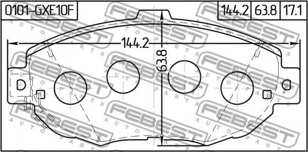 Купить запчасть FEBEST - 0101GXE10F 