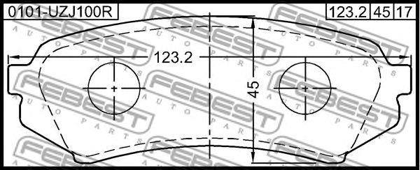 Купить запчасть FEBEST - 0101UZJ100R 