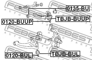 Купить запчасть FEBEST - 0120BUL 