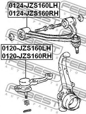 Купить запчасть FEBEST - 0120JZS160RH 