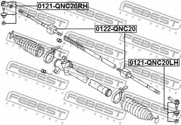 Купить запчасть FEBEST - 0121QNC20RH 