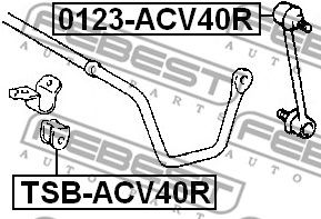 Купить запчасть FEBEST - 0123ACV40R 