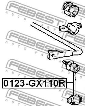 Купить запчасть FEBEST - 0123GX110R 