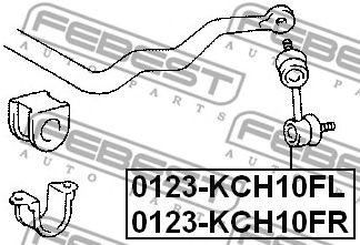 Купить запчасть FEBEST - 0123KCH10FR 