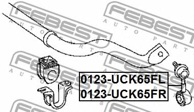 Купить запчасть FEBEST - 0123UCK65FR 