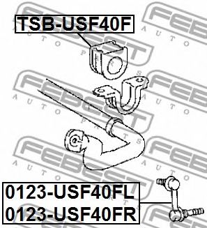 Купить запчасть FEBEST - 0123USF40FR 