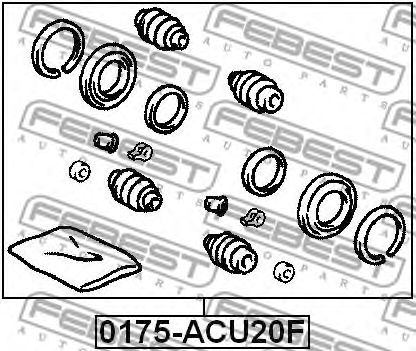 Купить запчасть FEBEST - 0175ACU20F 