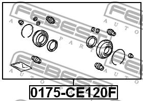 Купить запчасть FEBEST - 0175CE120F 