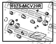 Купить запчасть FEBEST - 0175MCV20R 