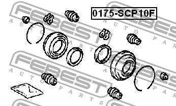 Купить запчасть FEBEST - 0175SCP10F 