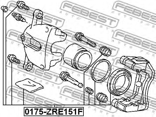 Купить запчасть FEBEST - 0175ZRE151F 