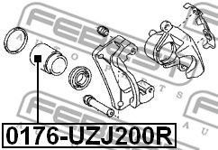 Купить запчасть FEBEST - 0176UZJ200R 