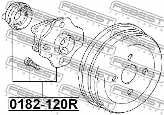 Купить запчасть FEBEST - 0182120R 
