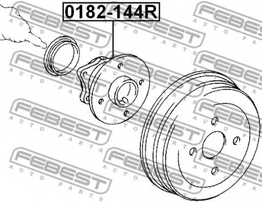 Купить запчасть FEBEST - 0182144R 