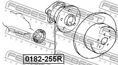 Купить запчасть FEBEST - 0182255R 