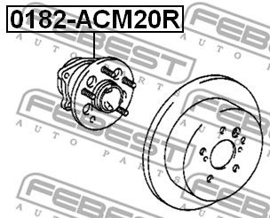 Купить запчасть FEBEST - 0182ACM20R 