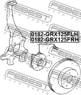 Купить запчасть FEBEST - 0182GRX125FLH 