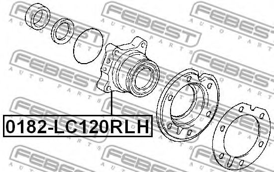 Купить запчасть FEBEST - 0182LC120RLH 