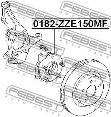Купить запчасть FEBEST - 0182ZZE150MF 