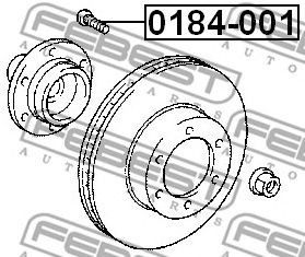 Купить запчасть FEBEST - 0184001 