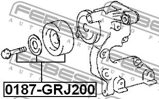 Купить запчасть FEBEST - 0187GRJ200 