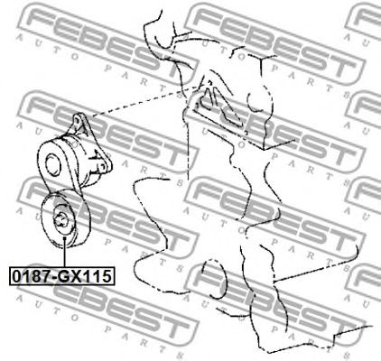 Купить запчасть FEBEST - 0187GX115 