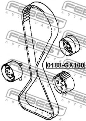 Купить запчасть FEBEST - 0188GX100 