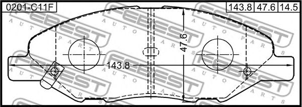 Купить запчасть FEBEST - 0201C11F 