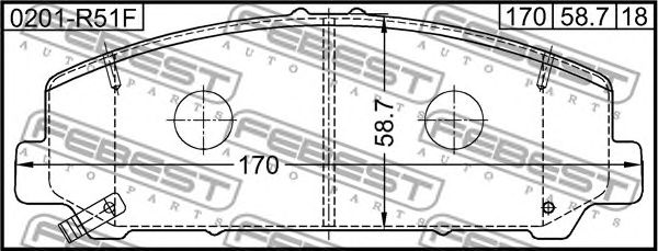 Купить запчасть FEBEST - 0201R51F 