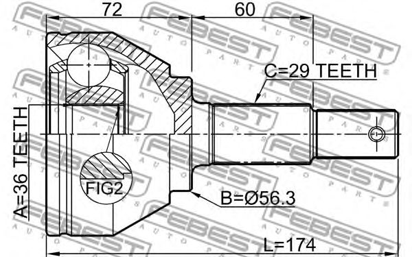 Купить запчасть FEBEST - 0210T31M9 