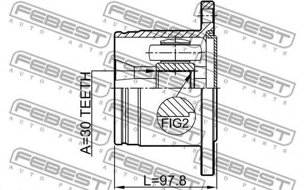 Купить запчасть FEBEST - 0211R51R 
