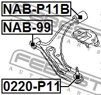 Купить запчасть FEBEST - 0220P11 