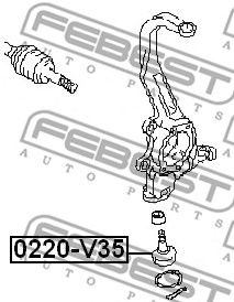 Купить запчасть FEBEST - 0220V35 