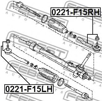 Купить запчасть FEBEST - 0221F15RH 