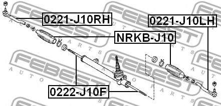 Купить запчасть FEBEST - 0221J10RH 
