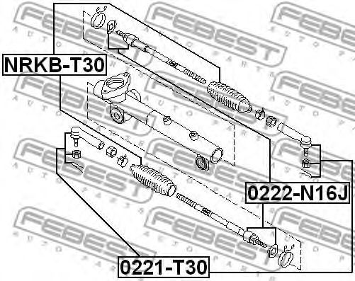 Купить запчасть FEBEST - 0221T30 