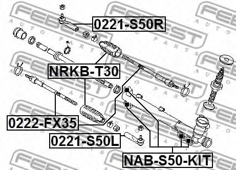 Купить запчасть FEBEST - 0222FX35 
